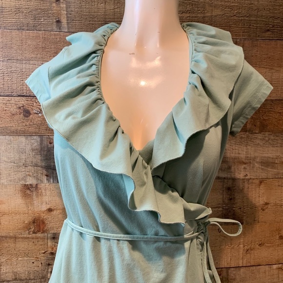 Matilda Jane Light as Air light green wrap dress Size small - Picture 2 of 5